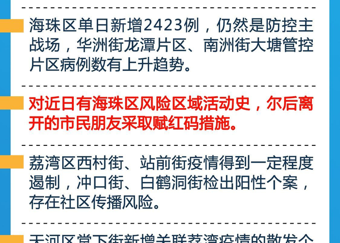 广州疫情近日，精准防控下的城市韧性