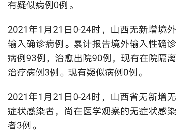 山西省新冠情况›山西省新冠病毒最新消息