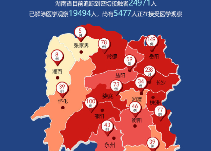 湖南省疫情防控示意图—（湖南省疫情防疫图）