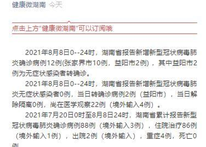 湖南省新型病毒肺炎病例最新消息 → 湖南省新型肺炎疫情最新消息
