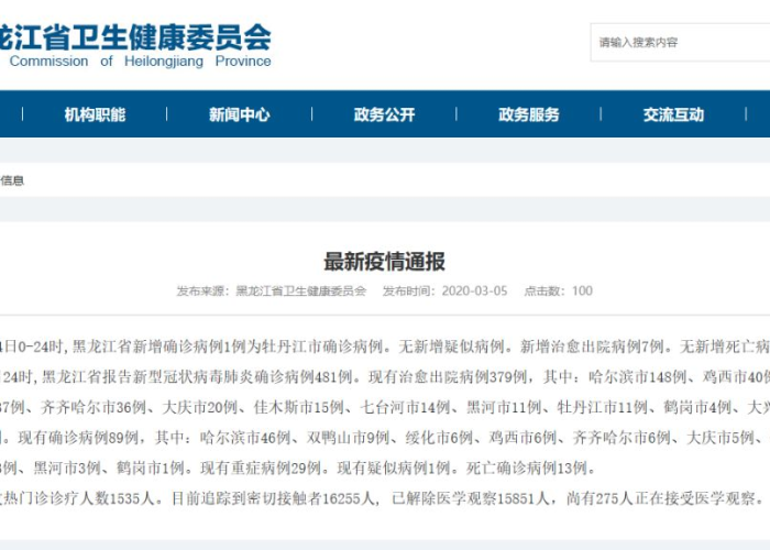 黑龙江省新增新型肺炎病例，科学防控与全民应对的关键时刻