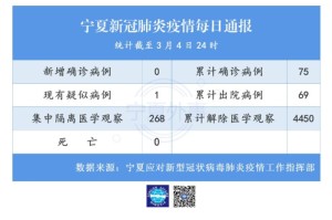 宁夏回族自治区新冠肺炎疫情防控现状与展望