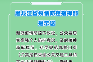 黑龙江省疫情防控通知，科学精准筑防线，同心协力守家园